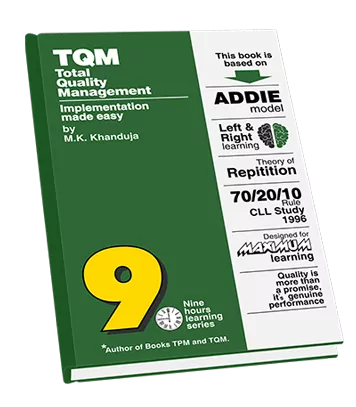Total Quality Management buy Click here to Buy Book on Amazon - MK Khanduja